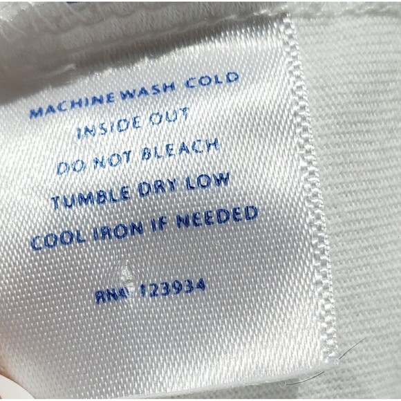 Southern Tide Sanibel White Long Sleeve Beach Women TShirt Sz Large 100% Cotton - Picture 8 of 12